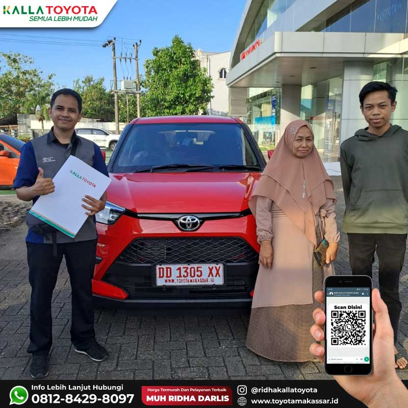 Penyerahan mobil Toyota terbaru di Makassar